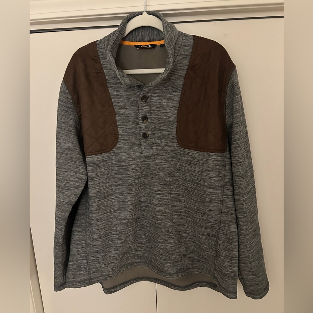Orvis Charcoal Knit Sweater